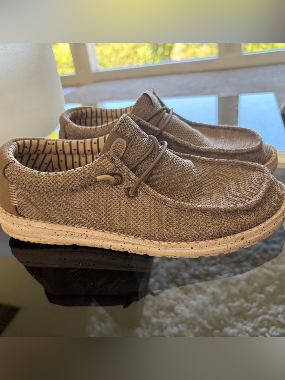 Casual kids’ Canvas Slip-On Shoes in Taupe
